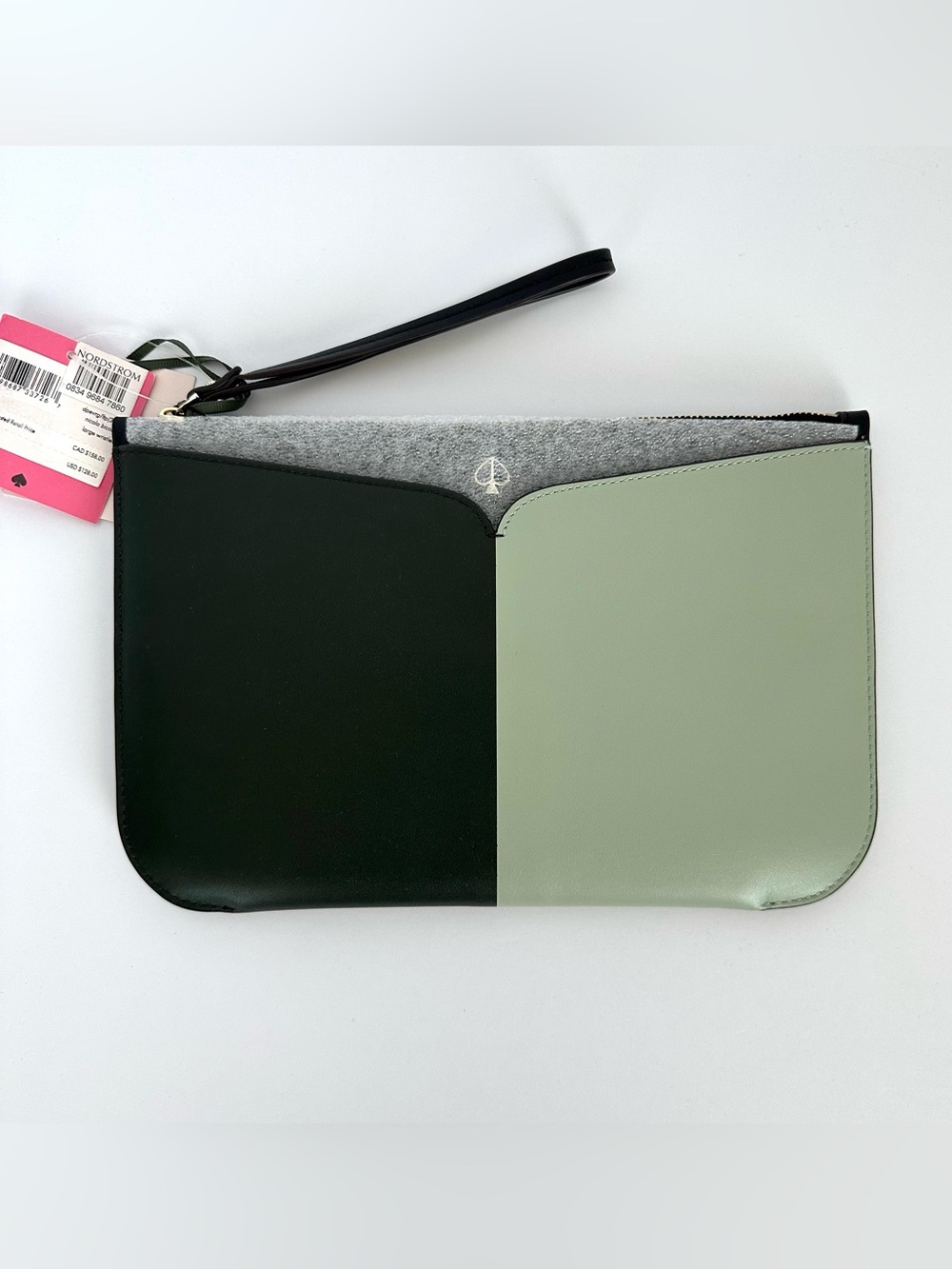 Kate Spade Nicola Bicolor Large Pouch Wristlet | NWT